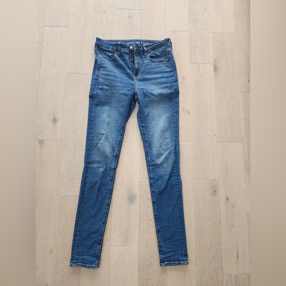 American Eagle Outfitters Dark Blue Skinny Jeans
